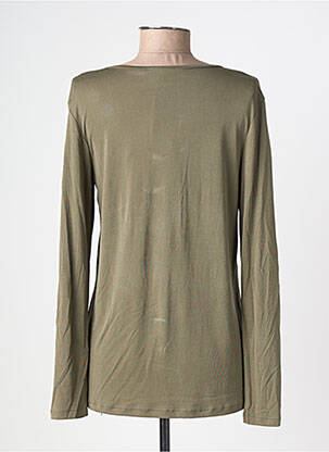 Top manches longues manches longues vert PLEASE femme