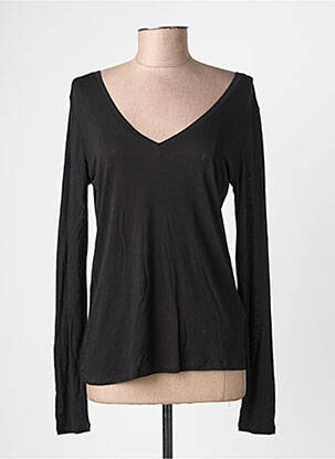 Top manches longues manches longues noir LOLA ESPELETA femme