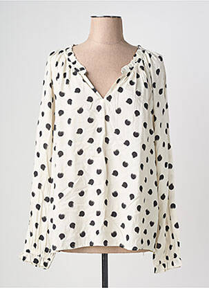 Blouse manches longues manches longues blanc CREAM femme