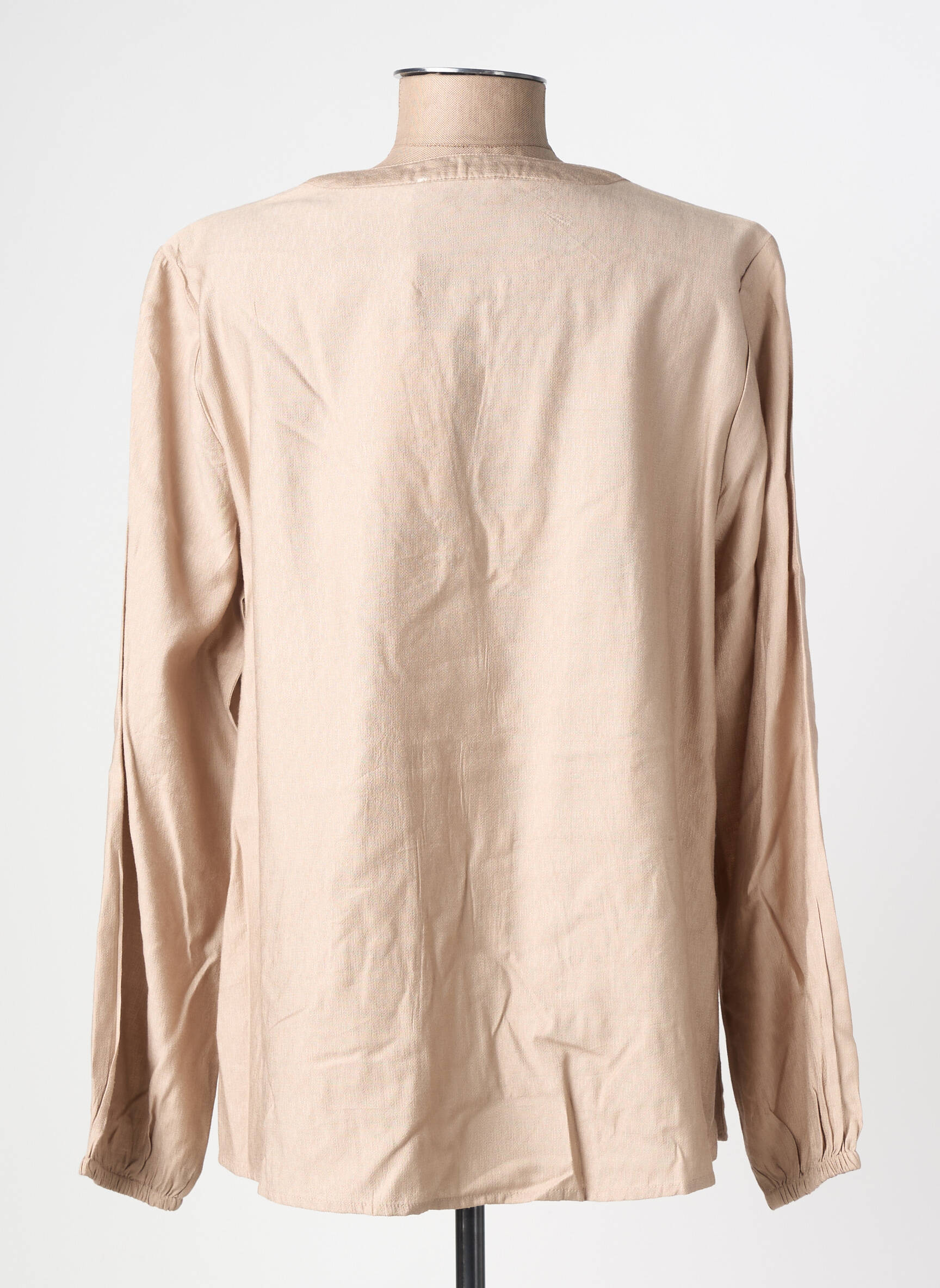 Blouse manches longues manches longues beige CREAM femme