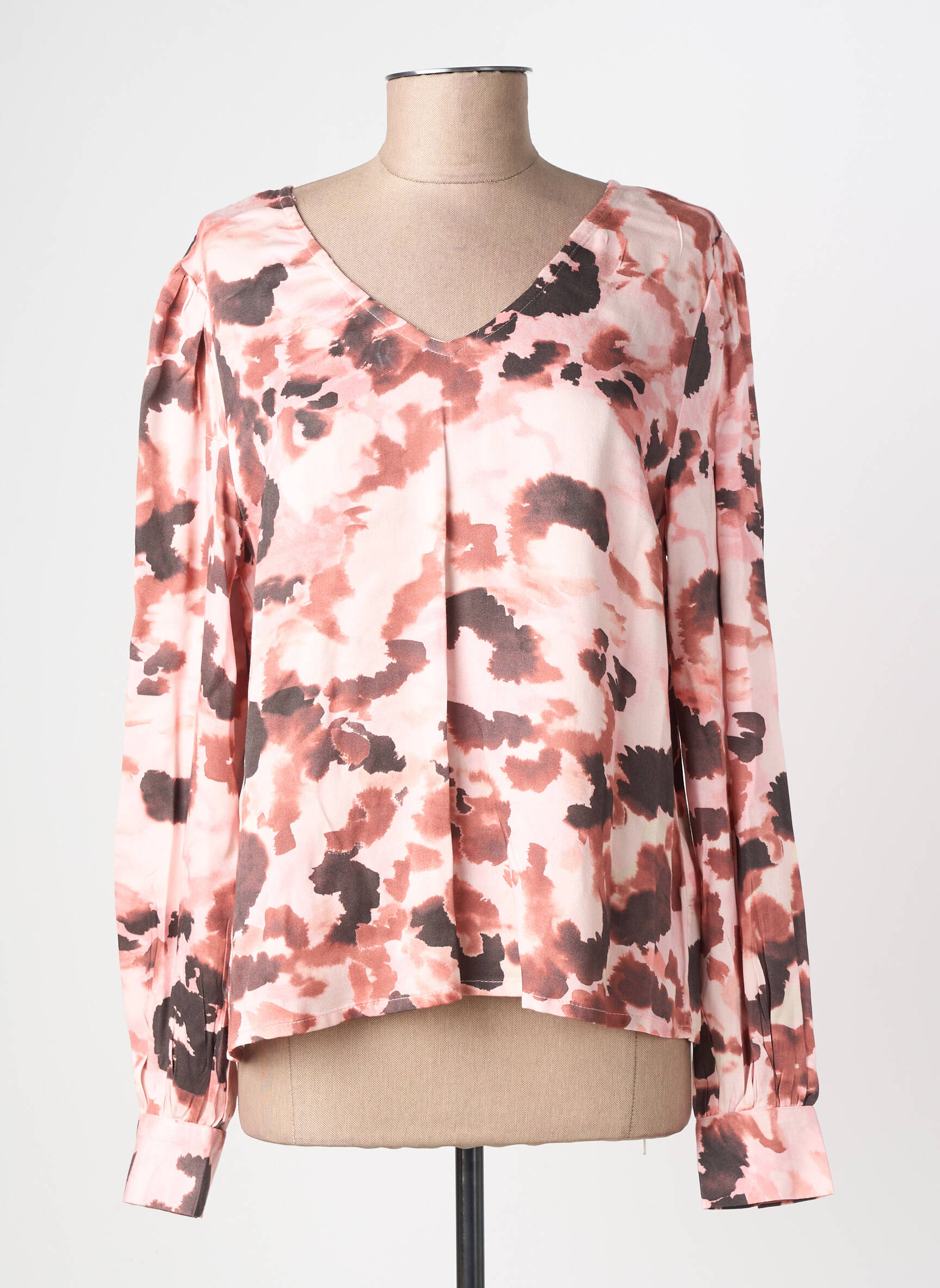 Top manches longues manches longues rose CREAM femme