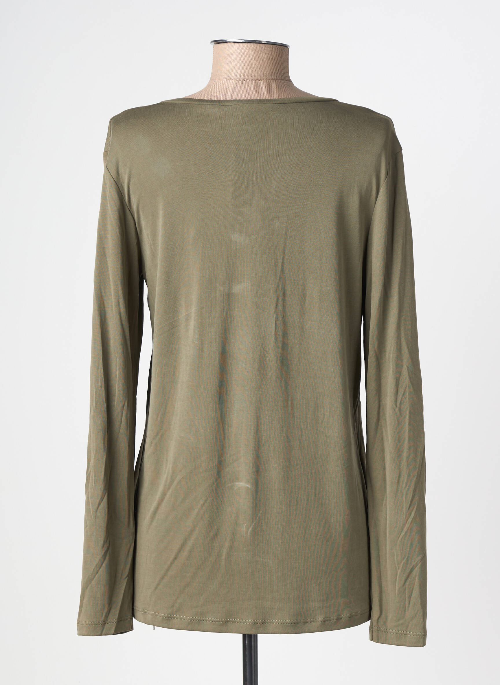 Top manches longues manches longues vert PLEASE femme