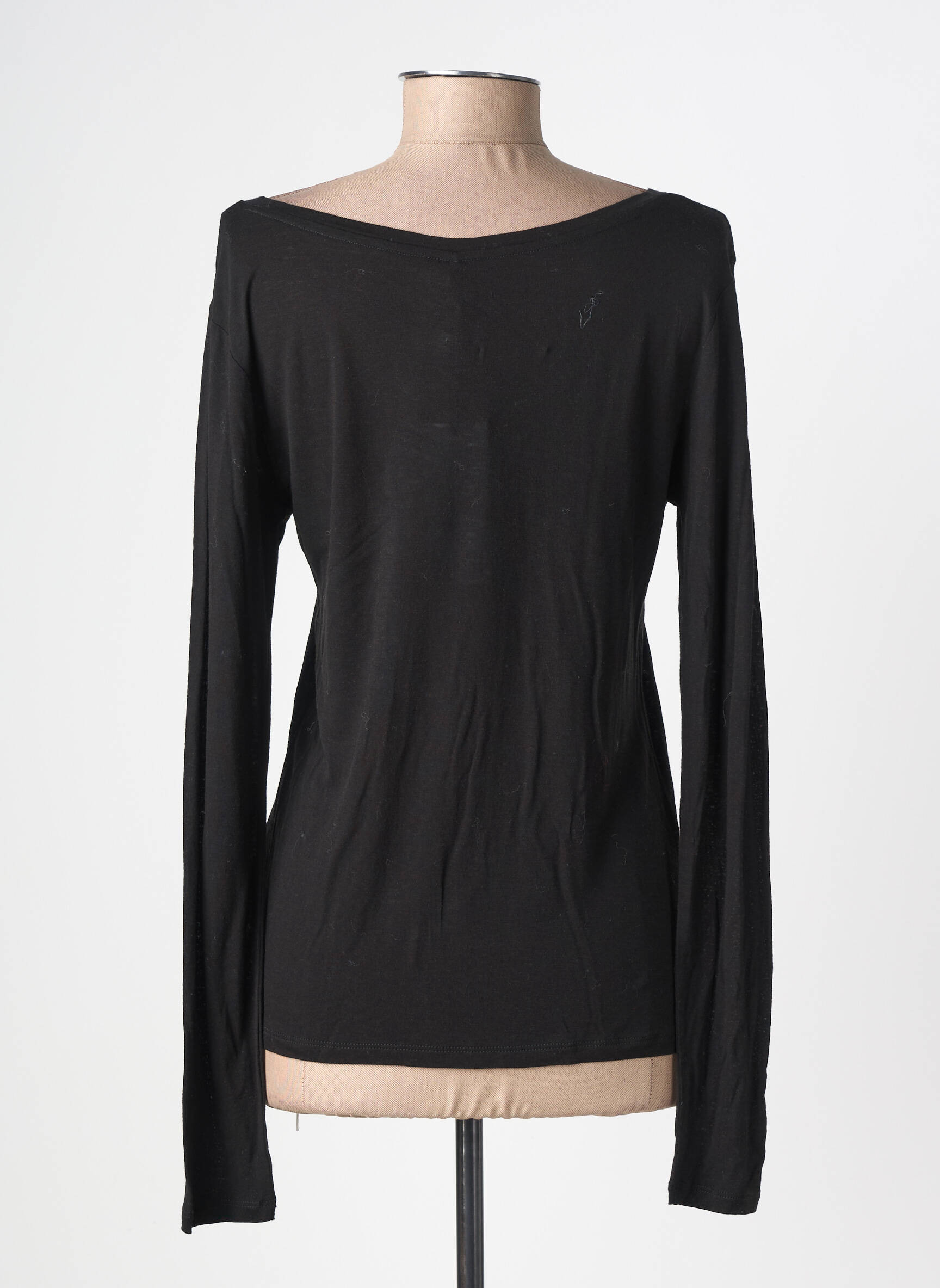 Top manches longues manches longues noir LOLA ESPELETA femme