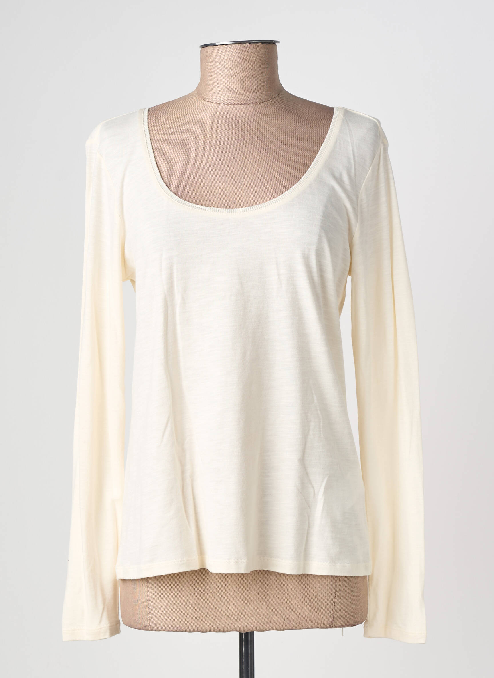 Top manches longues manches longues blanc LOLA ESPELETA femme