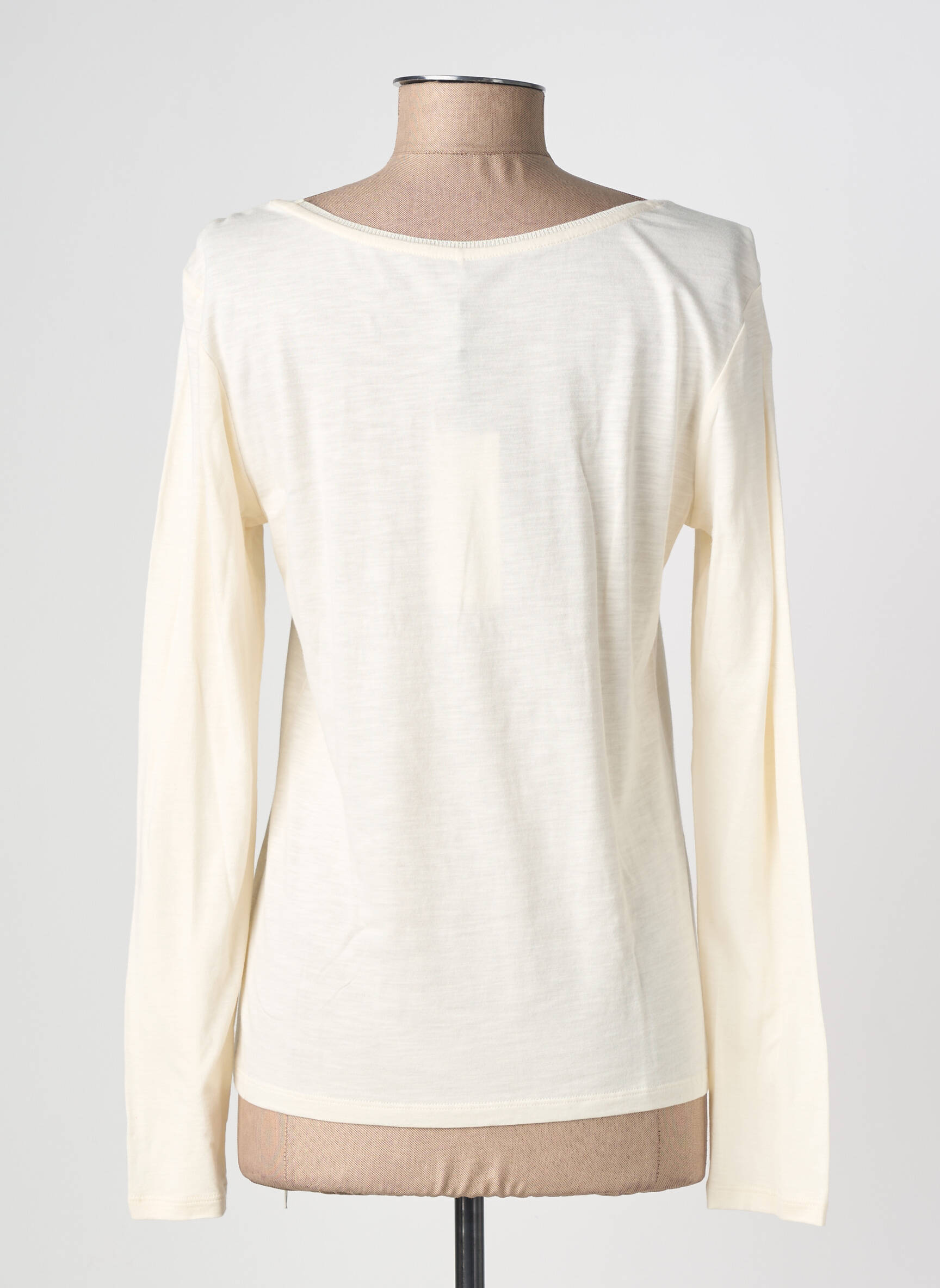 Top manches longues manches longues blanc LOLA ESPELETA femme
