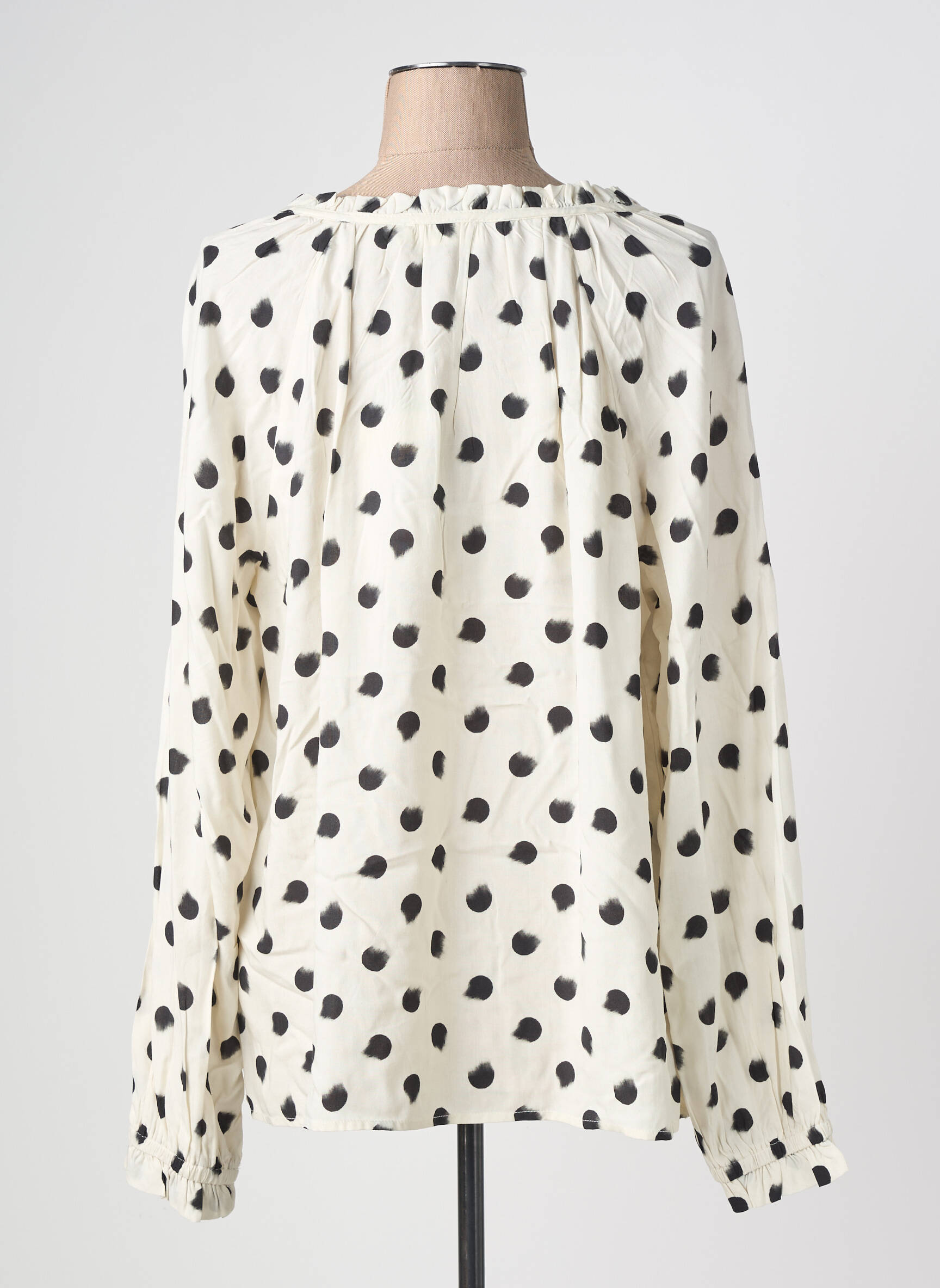 Blouse manches longues manches longues blanc CREAM femme