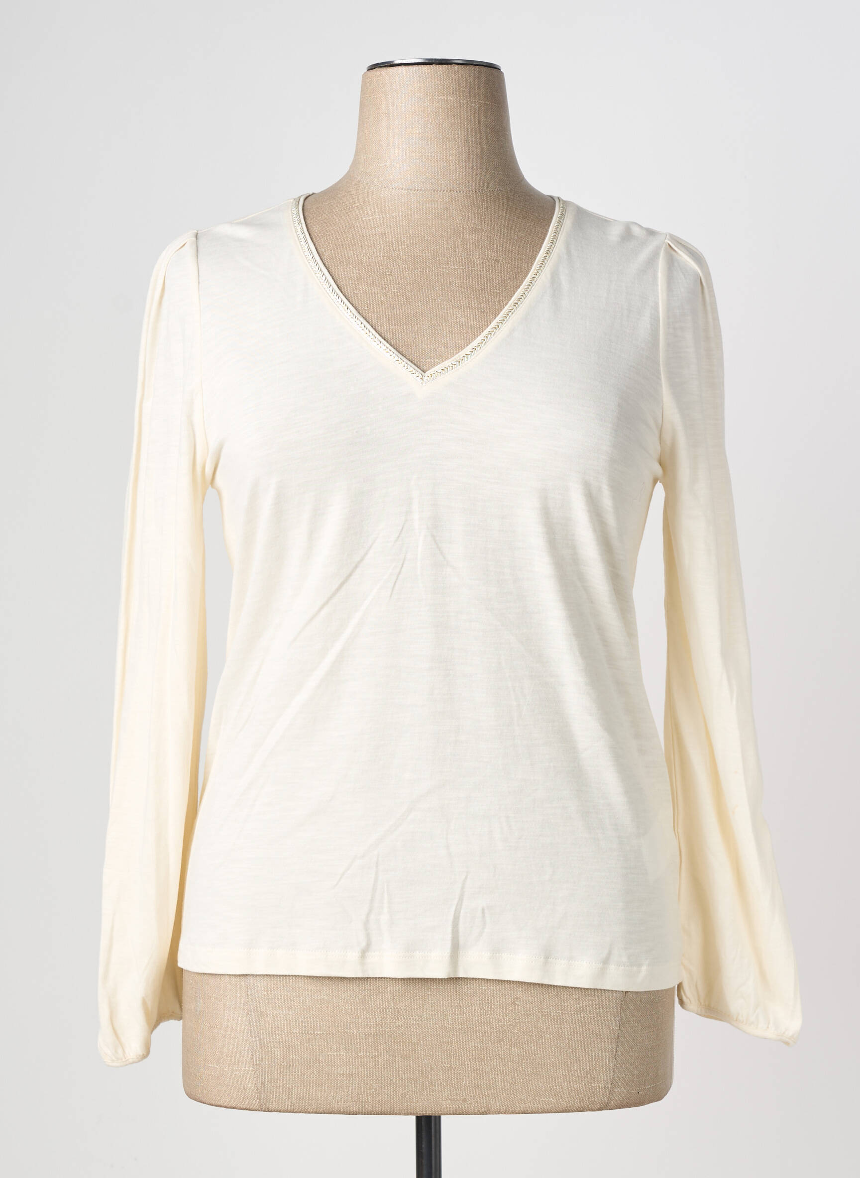 Top manches longues manches longues blanc LOLA ESPELETA femme