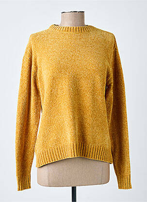 Pull resserrée sur le bas manches longues jaune LOSAN femme