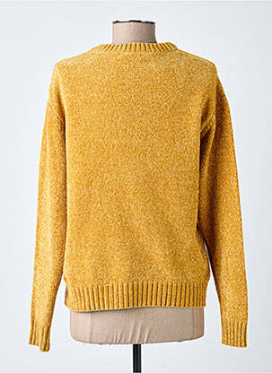 Pull resserrée sur le bas manches longues jaune LOSAN femme