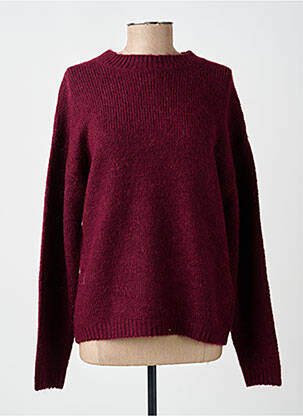 Pull coupe droite manches longues violet SOYACONCEPT femme