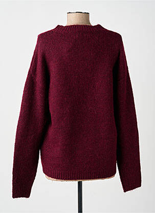 Pull coupe droite manches longues violet SOYACONCEPT femme
