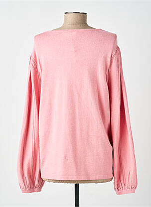 Pull coupe droite manches longues rose CREAM femme