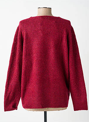 Pull coupe droite manches longues violet CREAM femme