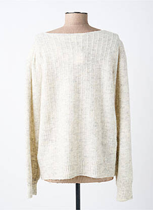 Pull coupe droite manches longues gris CREAM femme