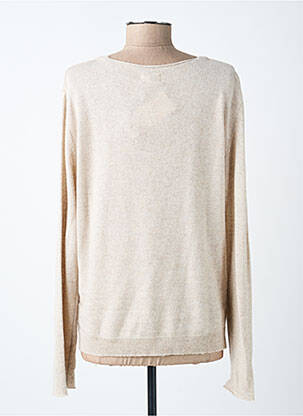 Pull coupe droite manches longues beige LOLA ESPELETA femme
