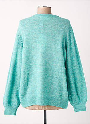 Pull col v manches longues bleu CREAM femme