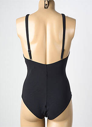 Maillot de bain 1 pièce bretelles élastiquées ajustables haut soutien-gorge moulé noir MARYAN MEHLHORN femme