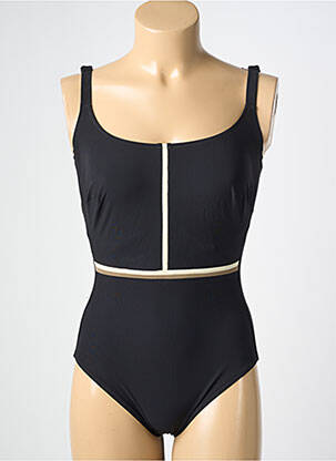 Maillot de bain 1 pièce stretch noir MARYAN MEHLHORN femme