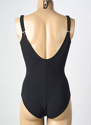 Maillot de bain 1 pièce stretch noir MARYAN MEHLHORN femme