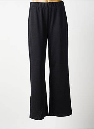 Pantalon large tissage popeline taille normale noir CREAM femme