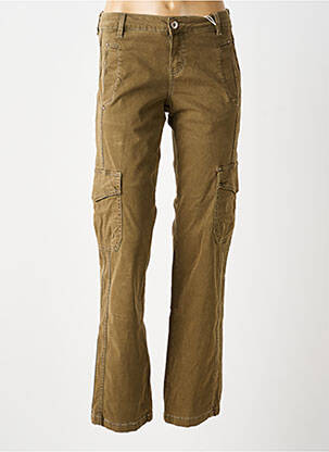Pantalon cargo poches taille normale vert CREAM femme