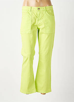 Jeans bootcut taille normale taille normale vert CREAM femme