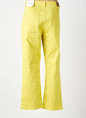 Jeans coupe slim tissage brut taille normale vert CREAM femme