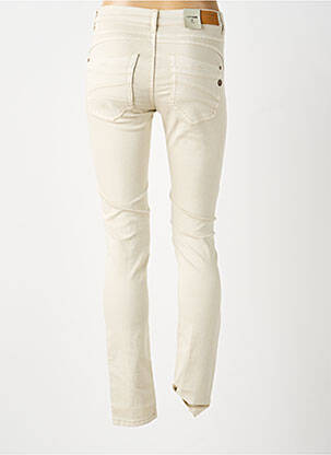 Jeans coupe slim tissage brut taille normale beige CREAM femme