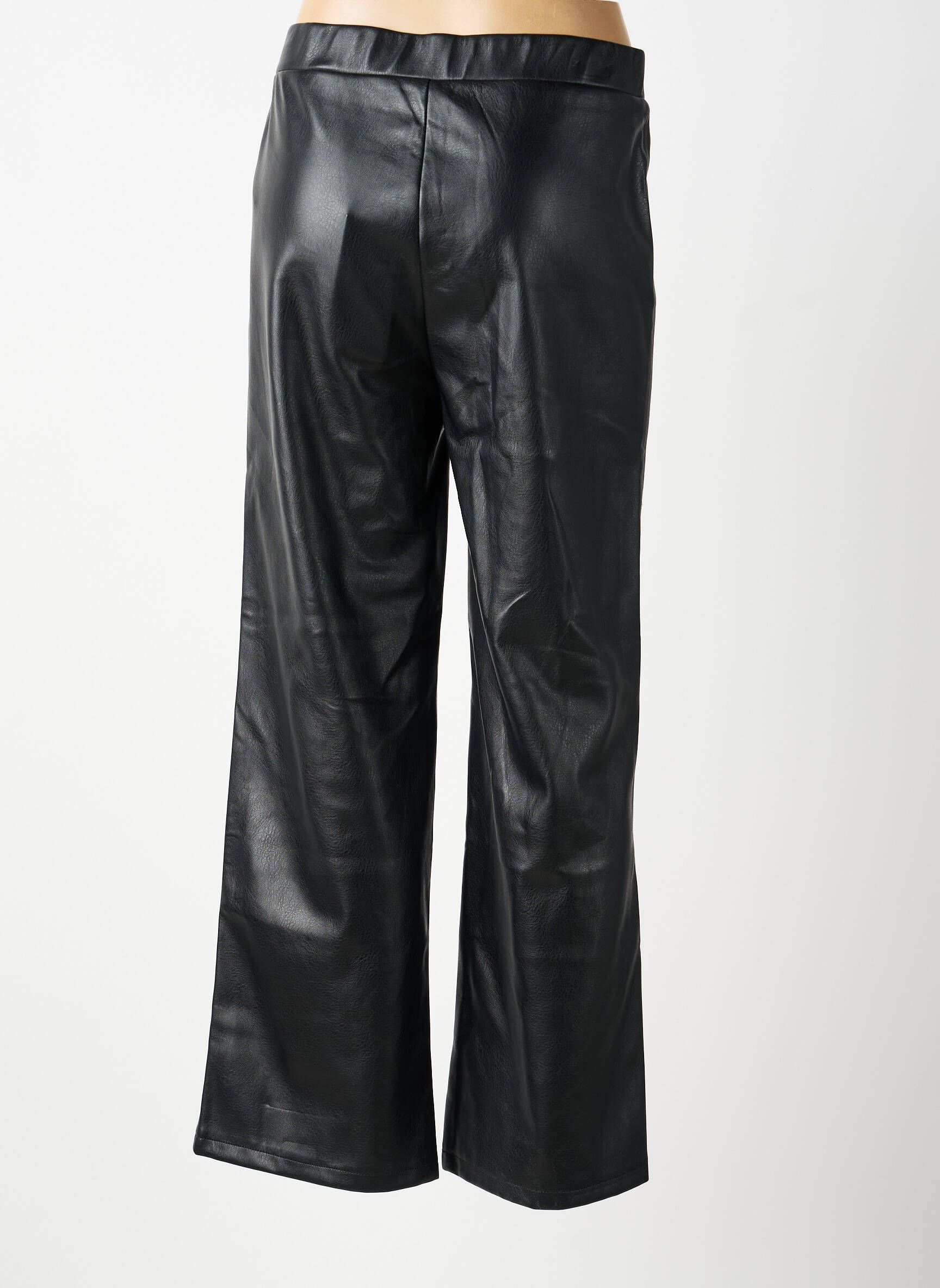 Pantalon large taille normale taille normale noir CREAM femme