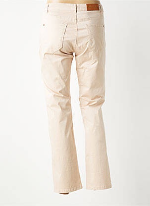 Pantalon slim tissage popeline taille normale beige LOLA ESPELETA femme