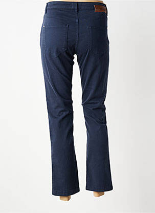 Pantalon slim tissage popeline taille normale bleu LOLA ESPELETA femme
