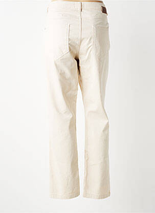 Pantalon slim tissage popeline taille normale beige LOLA ESPELETA femme