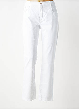 Jeans coupe slim stretch taille normale blanc LOLA ESPELETA femme