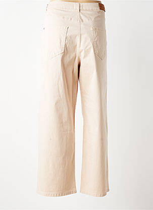 Pantalon large tissage popeline taille normale beige LOLA ESPELETA femme