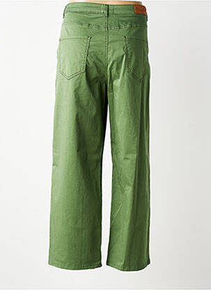 Pantalon large tissage popeline taille normale vert LOLA ESPELETA femme