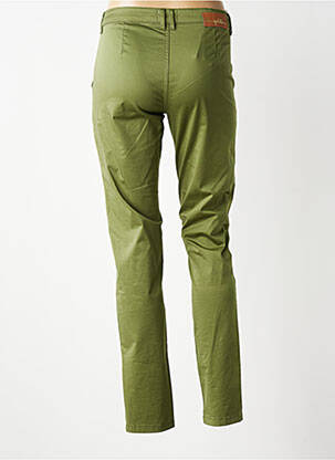 Pantalon chino stretch taille normale vert LOLA ESPELETA femme
