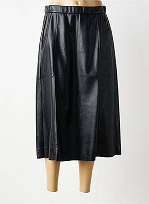 Jupe longue fermeture zippée au dos noir CREAM femme
