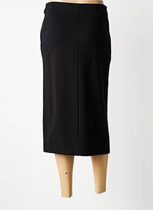 Jupe mi-longue stretch noir LOLA ESPELETA femme