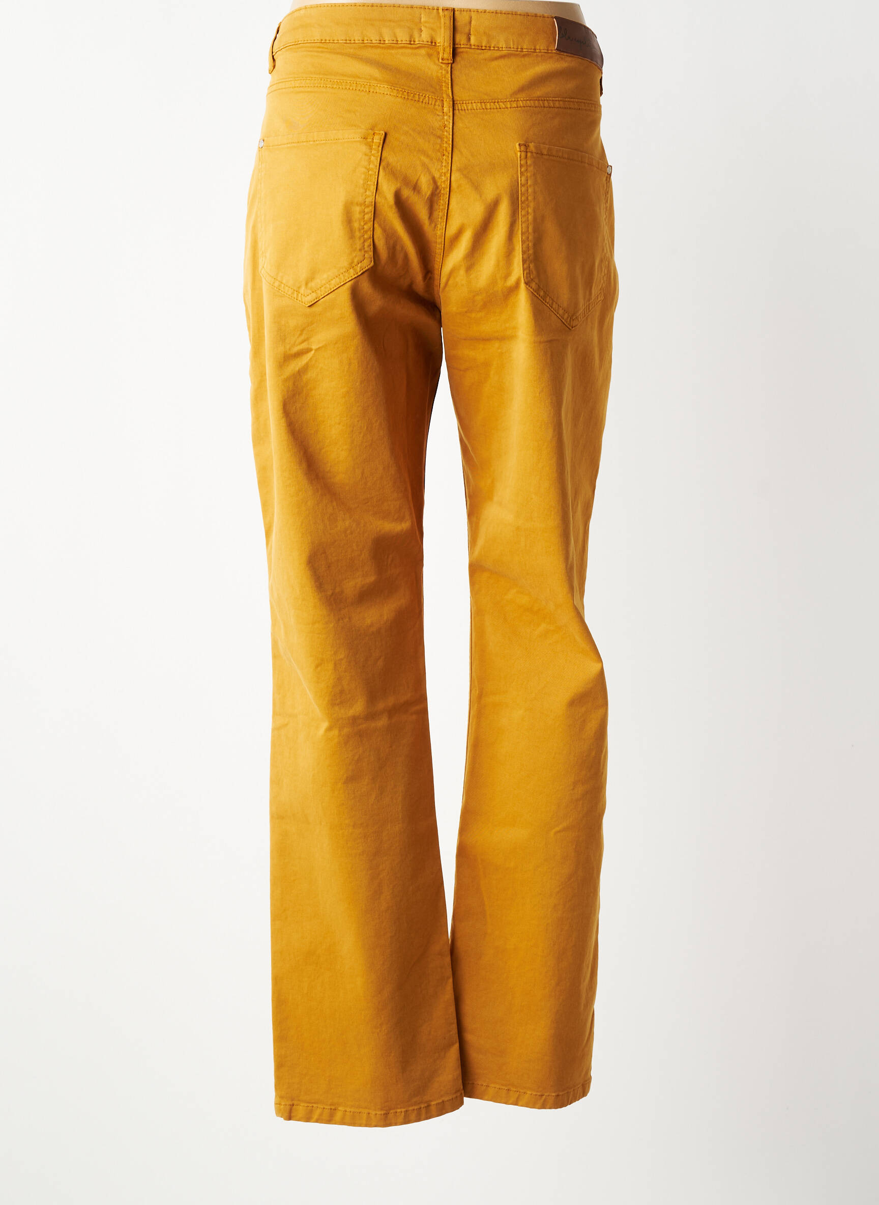 Jeans coupe droite stretch taille normale jaune LOLA ESPELETA femme