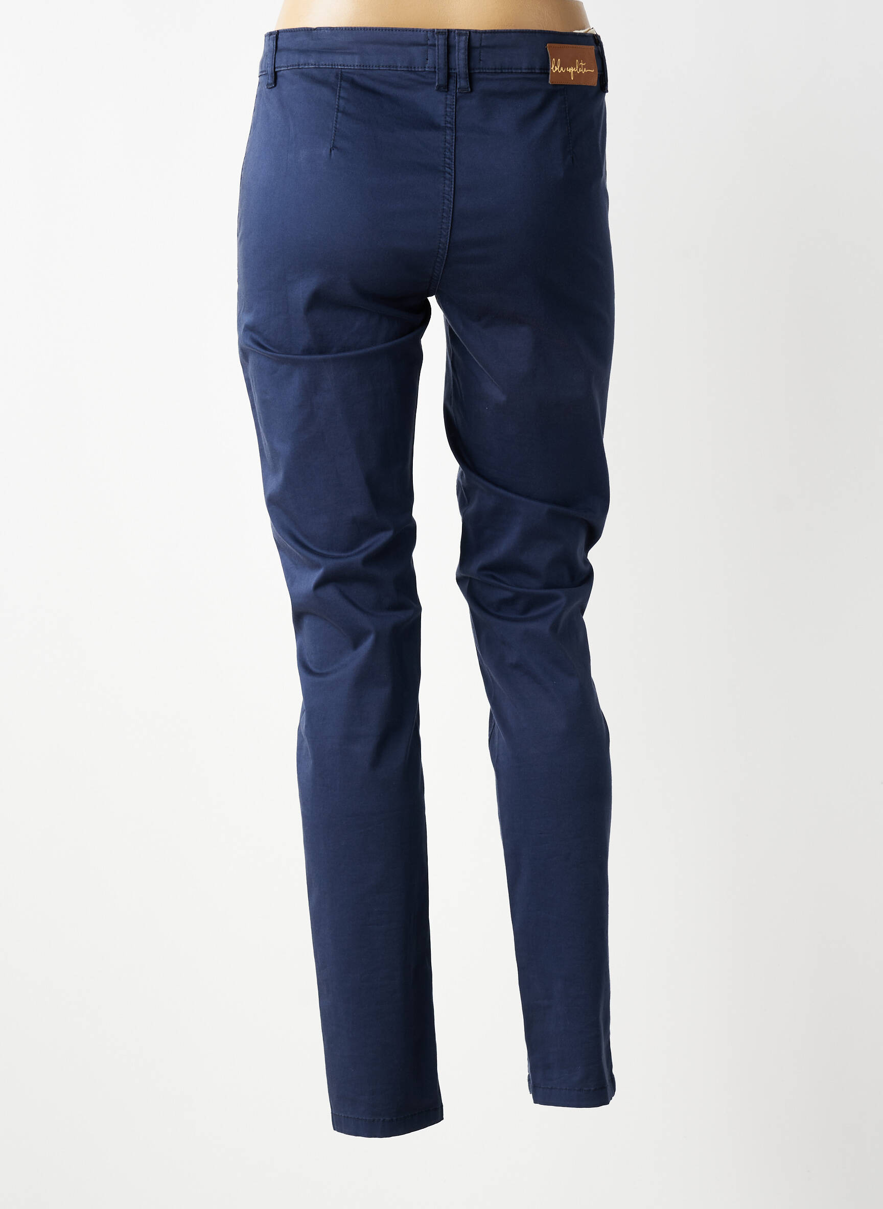 Pantalon chino stretch taille normale bleu LOLA ESPELETA femme