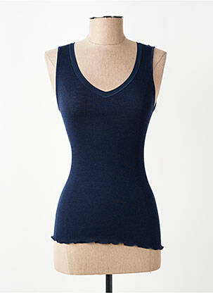 Top/caraco stretch bleu VITTORIA femme