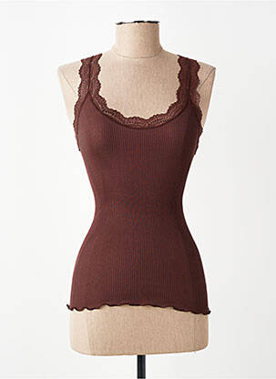 Top/caraco stretch marron OSCALITO femme