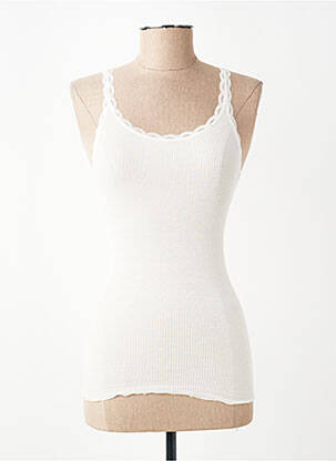 Top/caraco stretch blanc VITTORIA femme