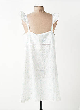 Nuisette/combinette légère et transparente blanc PLUTO femme