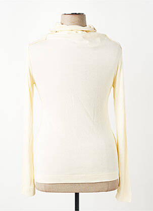 Pull col roulé coupe cintrée manches longues beige CHLOE femme