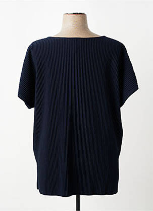 Top stretch manches courtes bleu JOSEPH RIBKOFF femme