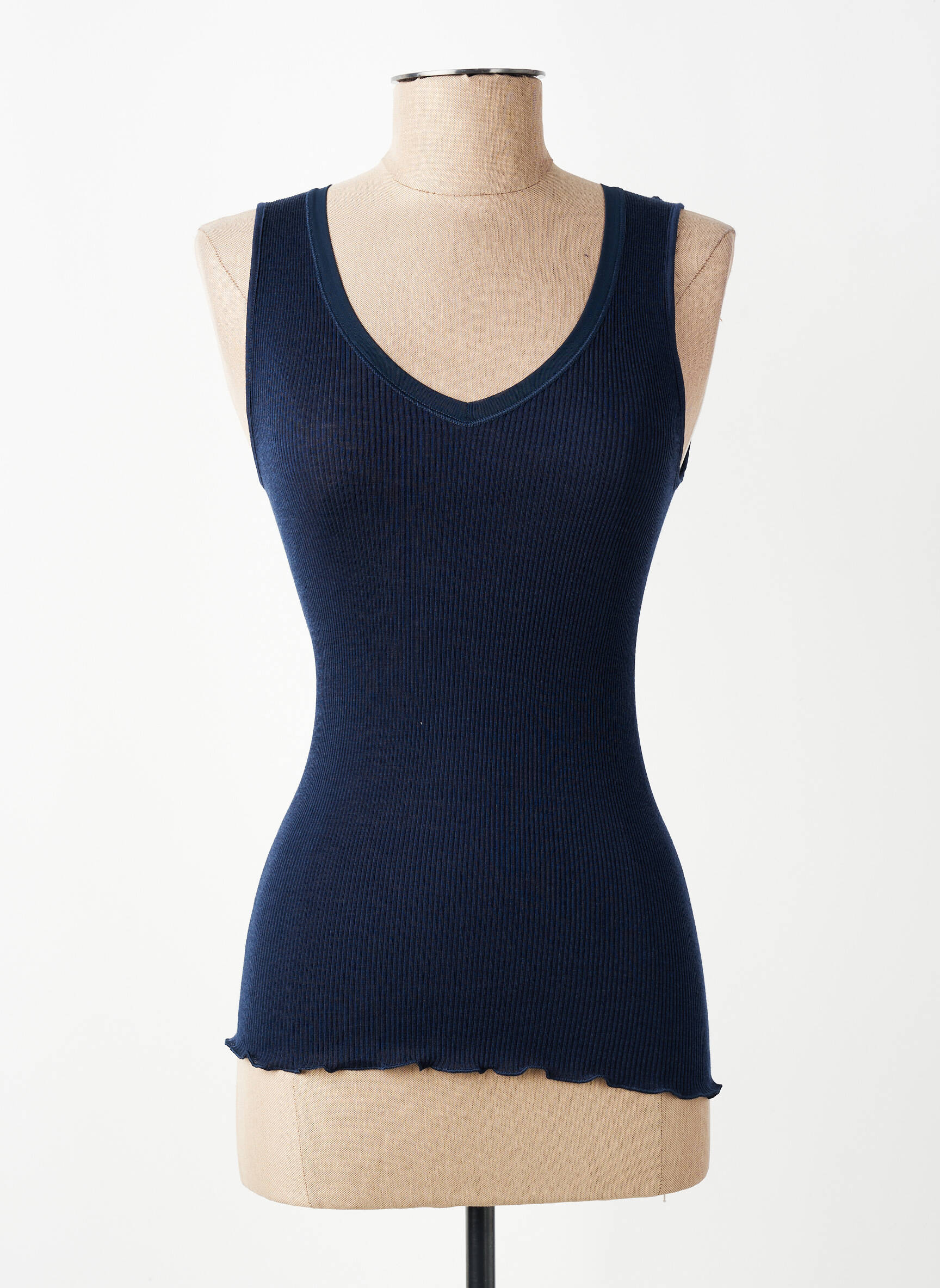 Top/caraco stretch bleu VITTORIA femme