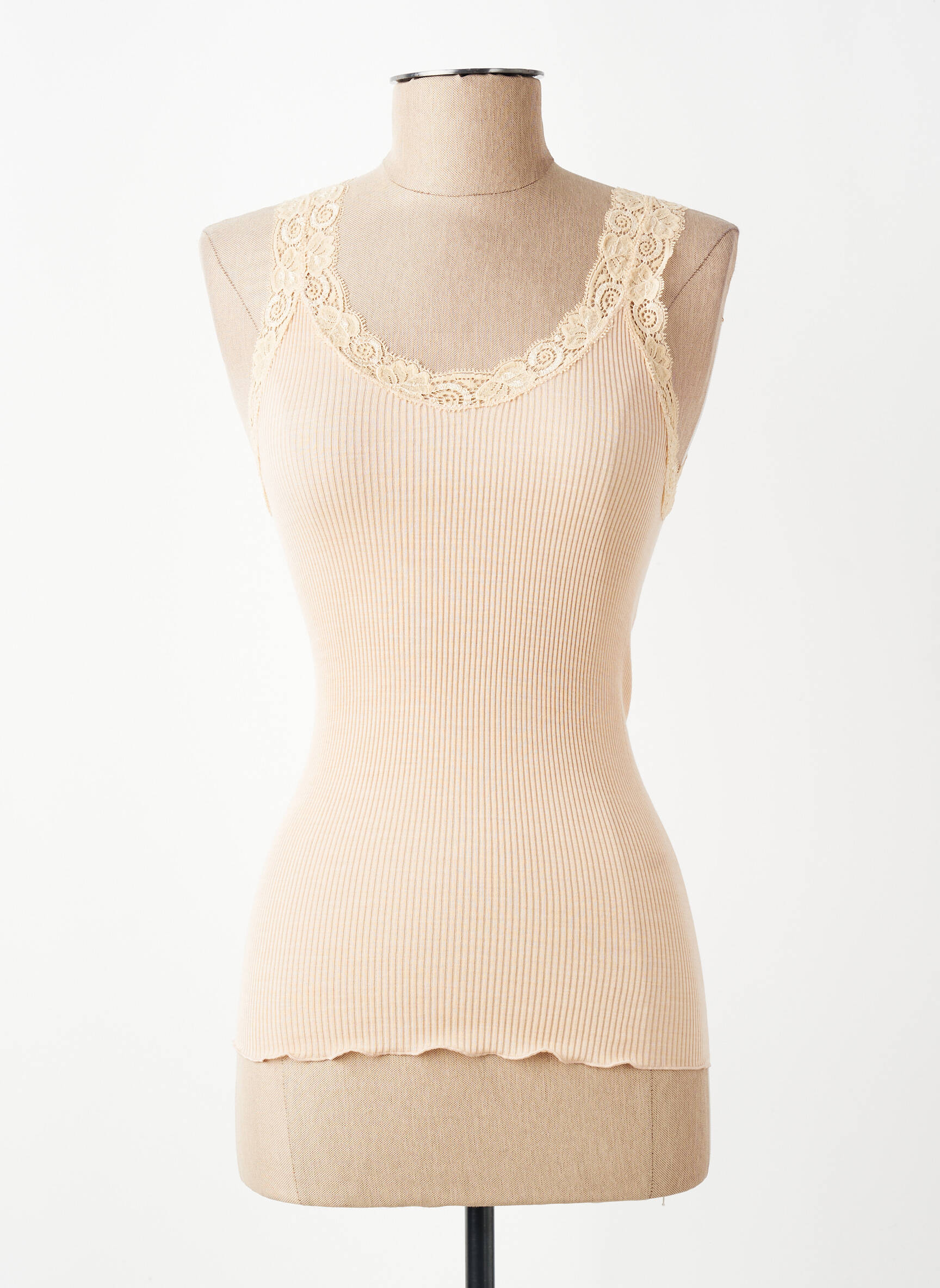 Top/caraco stretch beige OSCALITO femme