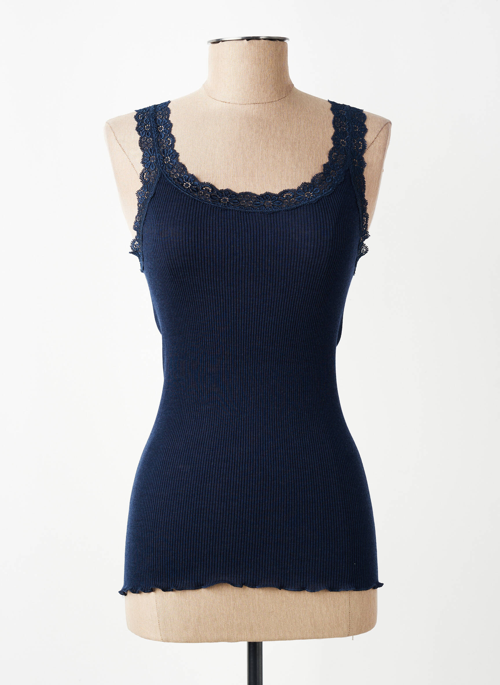 Top/caraco stretch bleu VITTORIA femme