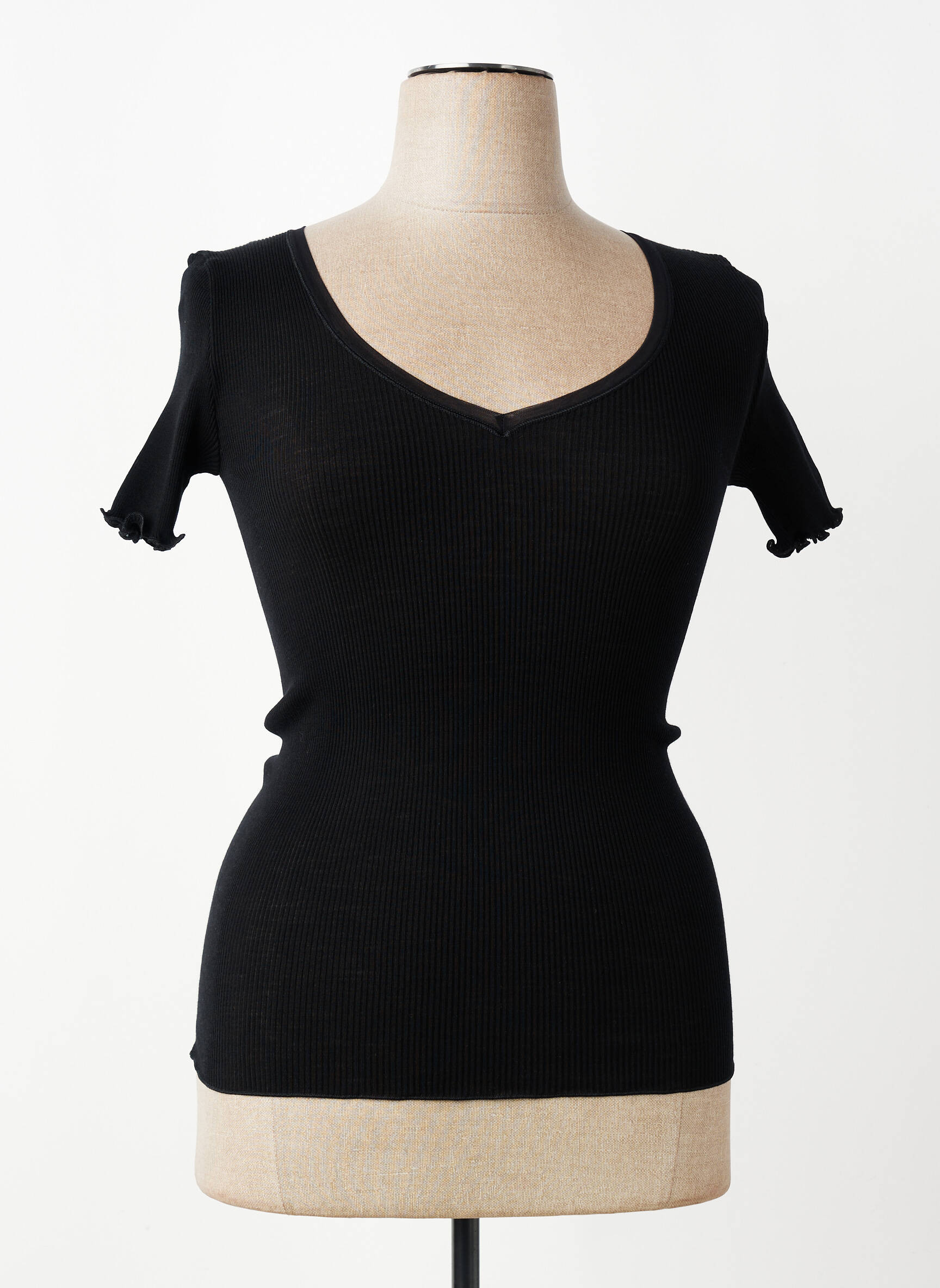 Top/caraco stretch noir VITTORIA femme